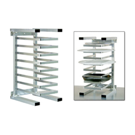 New Age Industrial 99970 Universal Pizza Pan Rack Table Top Single Wide