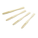 Tablecraft BAMF35 Cash & Carry Fork Pick 3-1/2" Bamboo (100 Per Pack) (must Be Purchased In Multiples Of 12 Packs)