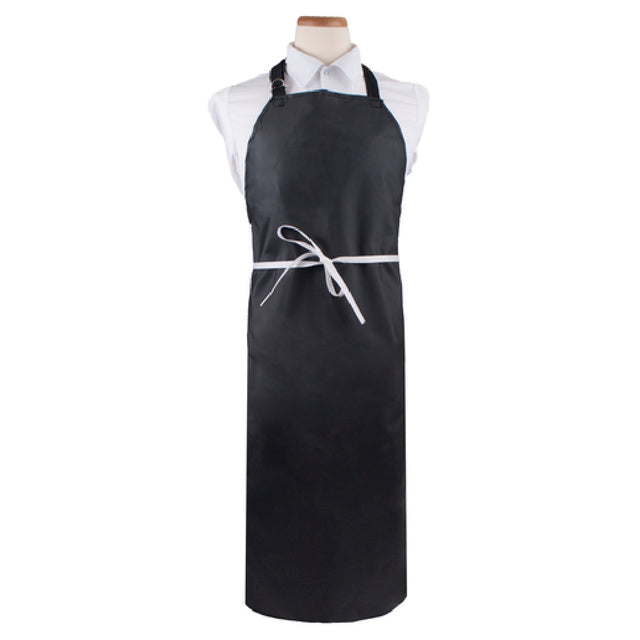 John Ritzenthaler Company CLNPBIABK Ritz® Chef's Line® Bib Apron 26" X 31" Long Made With DuraSure® Polyester