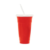 GET Enterprises SC-32-R Tumbler 32 Oz. (34 Oz. Rim Full) 4.6" Max Dia. X 7.7"H