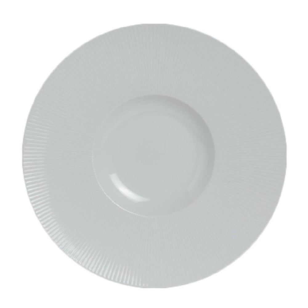 Steelite 6314P1005 Signature Gourmet Plate 10-5/8" Dia. (5" Well) Round Porcelain