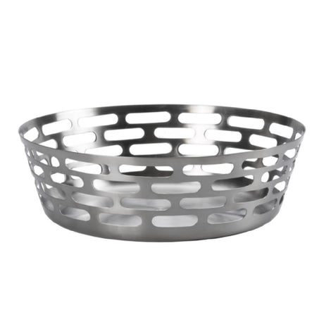 Service Ideas SB-63 Service Ideas Mod18 Bread Basket 12"W X 3.75"D Brushed Stainless