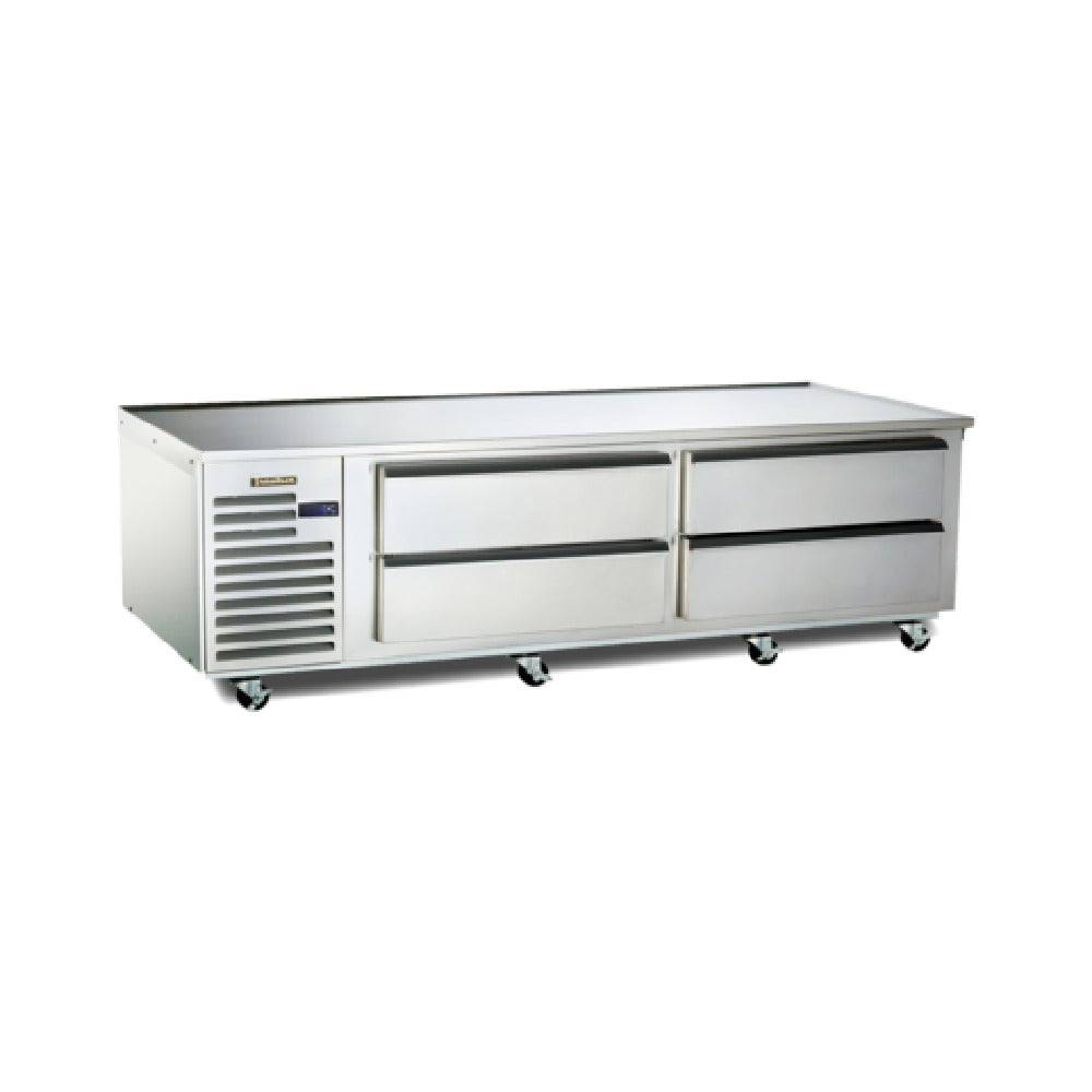 Traulsen TE072HT Spec-Line Refrigerated Equipment Stand 72" Long (8) 12" X 20" X 6" Deep Pan Capacity