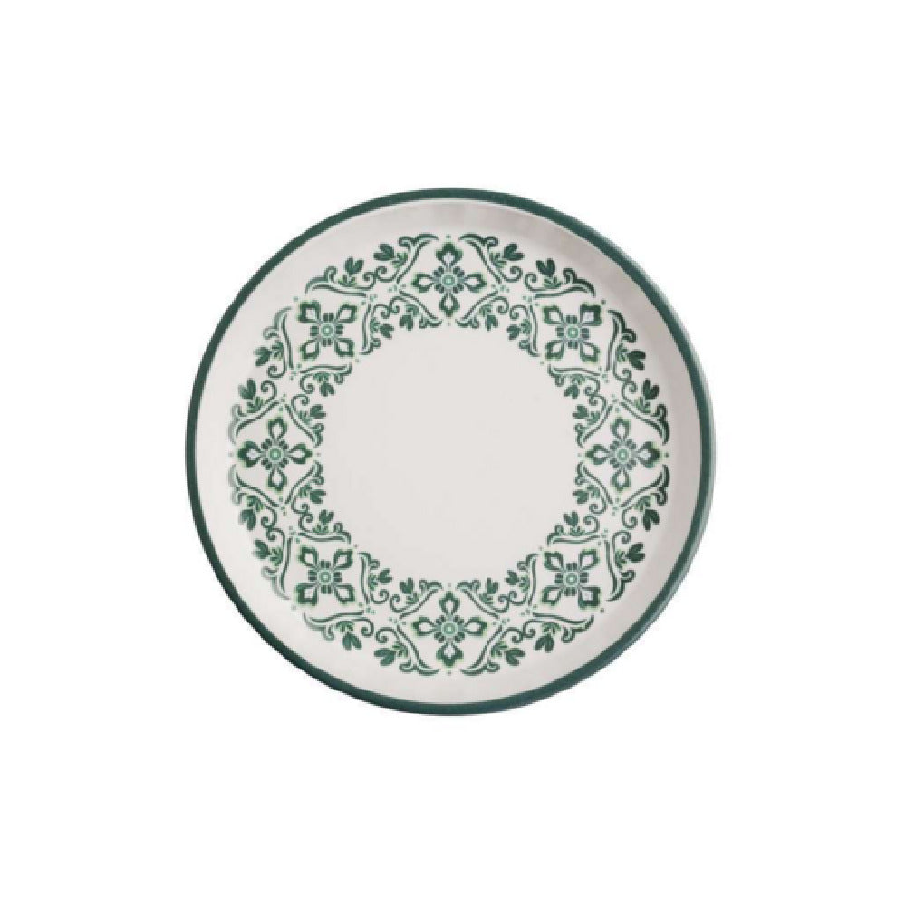 Arc Cardinal FP766 Santa Anita Valentina Forest Green Gourmet Plate (D:7.0'') ['Stoneware']
