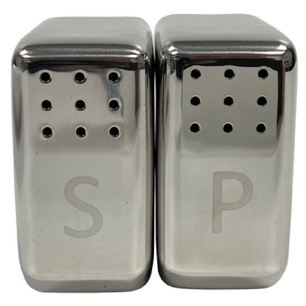 Steelite 7347MW160 Salt & Pepper Shaker Set 2 Oz. 1-7/8"L X 1"W X 1-3/4"H