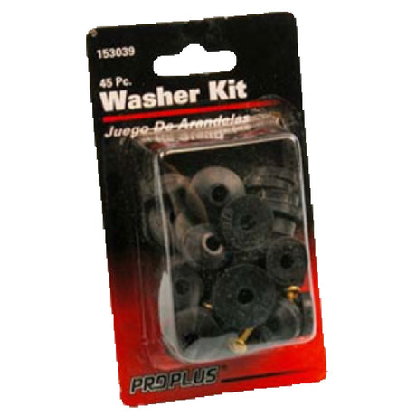 Franklin Machine Products 106-1054 Faucet Washer Kit Contains (36) Assorted Flat & Beveled Neoprene Washers & (9) Screws