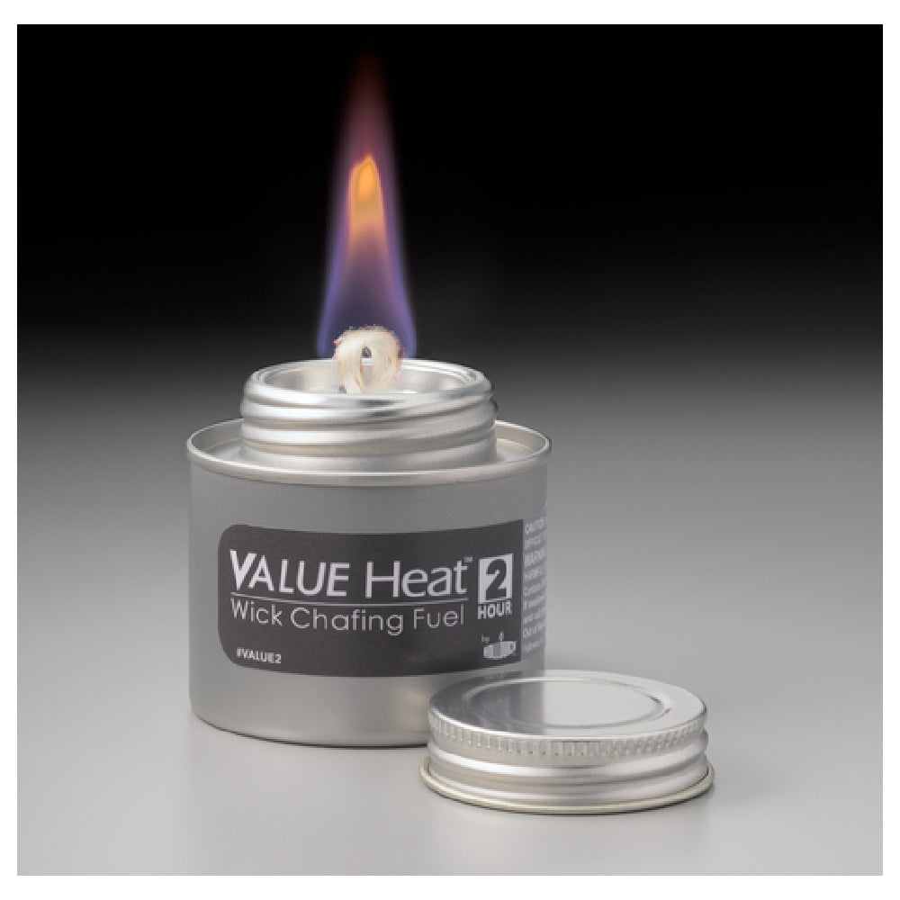 Hollowick VALUE2 Value Heat™ Wick Chafing Fuel 2-1/2" Dia. X 2-2/5"H