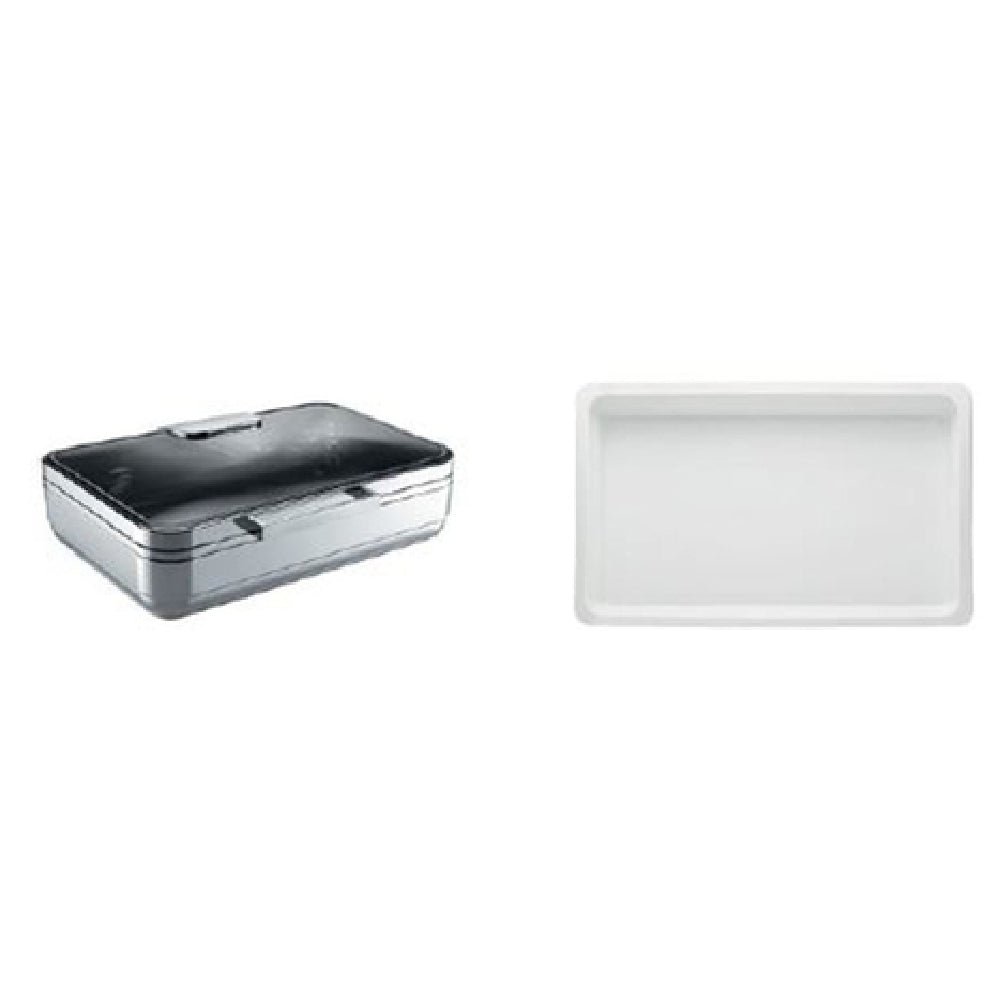 Bauscher Hepp 55.0129.6011 - Chafing Dish Promo Kit, Includes: (1) Manhattan 1/1 GN Induction Chafing Dish (55.0129.6040) & (3) 247 Oz.