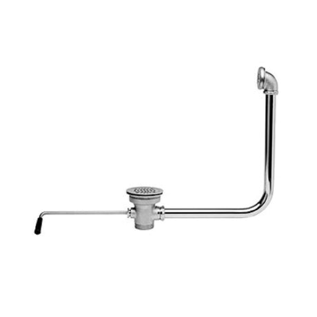 Fisher 24872 Twist Waste Valve With Overflow Assembly 3-1/2" Industry Standard Sink Opening