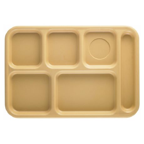 Cambro BCT1014161 Budget School Tray 6-compartment 10" X 14-1/2"