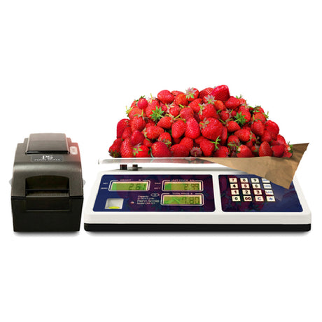 Penn Scale CM101-1RS232 Price Computing Scale 30 Lb. Or 15 Kg Capacity Front & Back LCD Display