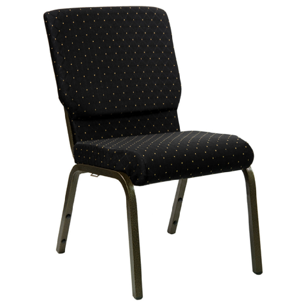 Flash Furniture XU-CH-60096-BK-GG Hercules Series Stacking Church Chair 800 Lb. Weight Capacity