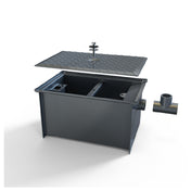 NBR Equipment GI-14 Grease Interceptor Trap 14 Lbs. Grease Capacity 7 Gallons Per Minute