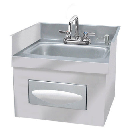 Krowne HS-74 Royal 1800 Series Hand Sink Countertop Installed 18-1/4" X 17-1/4" OA