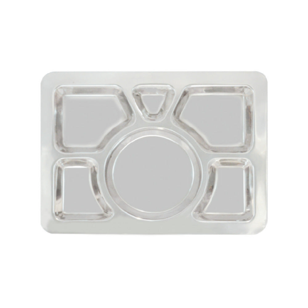 CAC China STRY-6R Compartment Tray 15-1/2” X 11-1/2” 6-compartments