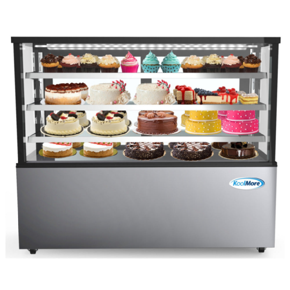 Koolmore RBD30C Bakery Display Case For Cakes Refrigerated 71"W