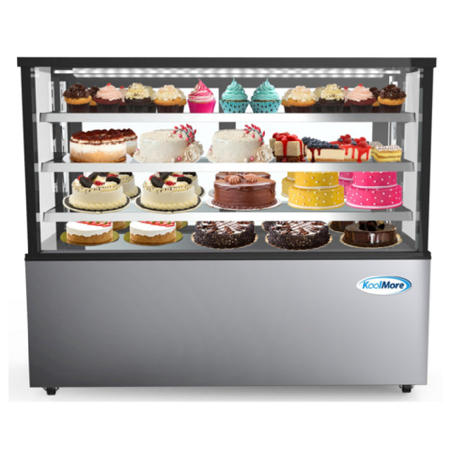 Koolmore RBD30C Bakery Display Case For Cakes Refrigerated 71"W