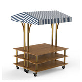 Steelite MGCMLB22BBWW - Back To Back Market Station, 71.0" X 59.0" X 96.0", Modular
