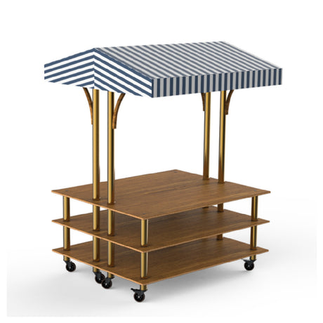 Steelite MGCMLB22BBWW - Back To Back Market Station, 71.0" X 59.0" X 96.0", Modular