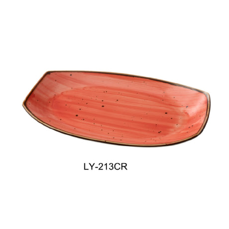 Yanco LY-213CR Lyon Plate 13"L X 7-3/8"W X 1-1/2"H Rectangular