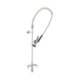 T&S Brass S-0113-B EverSteel Pre-Rinse Unit: EasyInstall Stainless Steel Single Hole Deck Mount Mixing Faucet