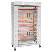 Rotisol FB1160-8G-SS_LP FlamBoyant Infrared Rotisserie Oven Gas Floor Model