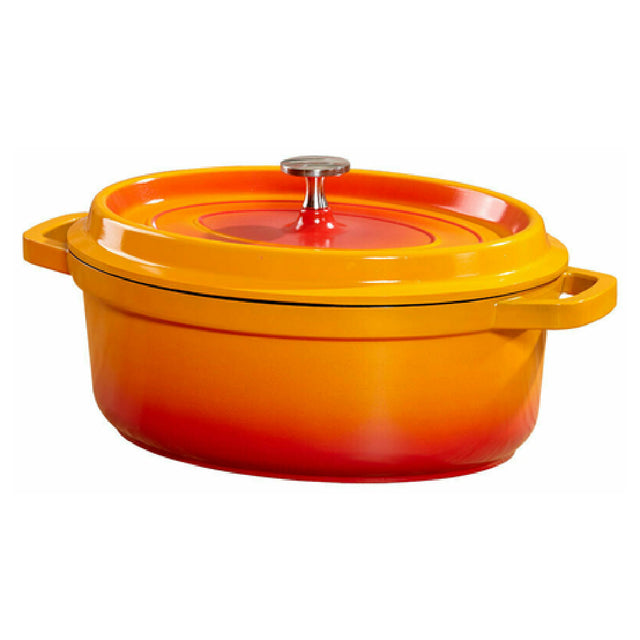 GET Enterprises CA-009-O/BK Heiss™ Induction Dutch Oven 3-1/2 Qt. (3-3/4" Qt. Rim Full)