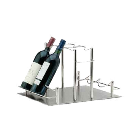 Bauscher Hepp 30.7928.0010 - Bottle Holder, For (6) Bottles, 18/10 Stainless Steel