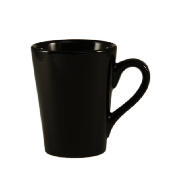 CAC China VC-12-BLK Mug Collection Victory Mug 12 Oz. 3-1/2" Dia. X 4-3/8"H