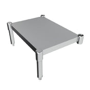BK Resources DTS-16 - Dish Table UnderShelf, 16"W X 23-5/16"D X 10-11/16"H, 18/304 Stainless Steel Construction