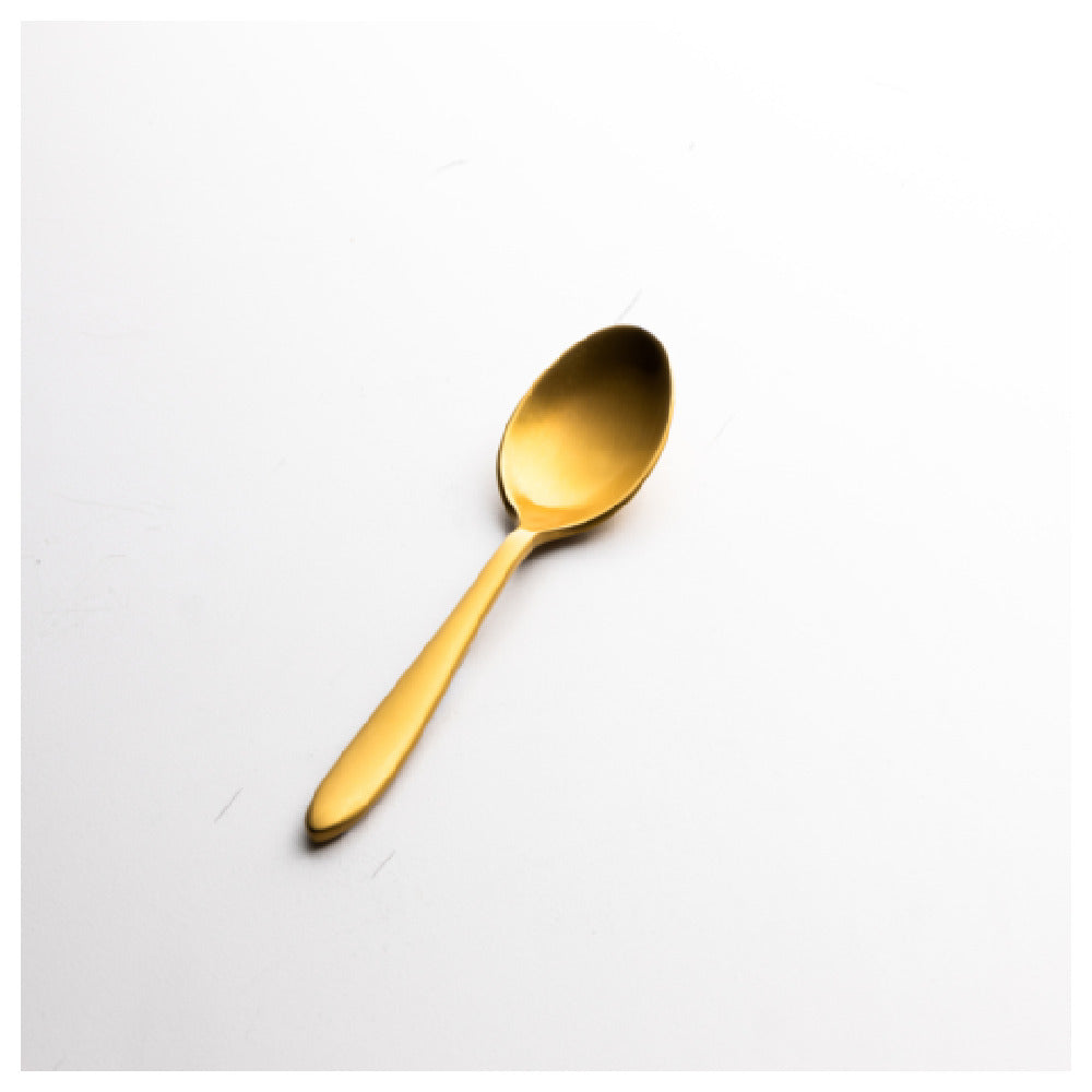 Bon Chef S4416GM Luce Demitasse Spoon 4.53" 18/10 Stainless Steel