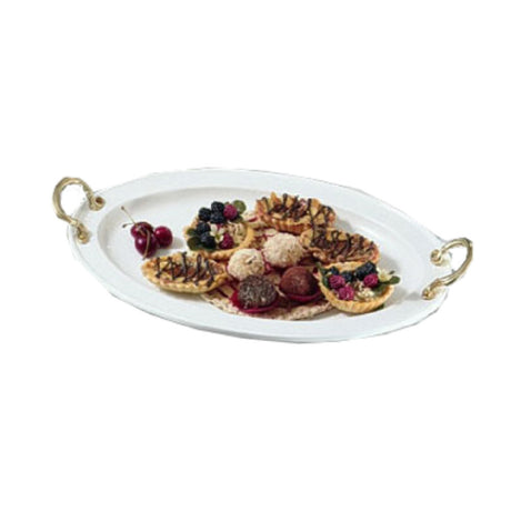 Bon Chef 2044HRPLATINUMGRA Platter 12-1/4" X 17" Oval