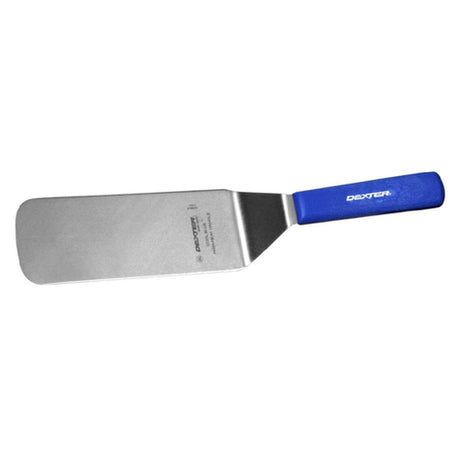 Dexter Russell 19693H Sani-Safe® Cool Blue™ (S286-8H-PCP) Grill Turner 8" X 3" Solid