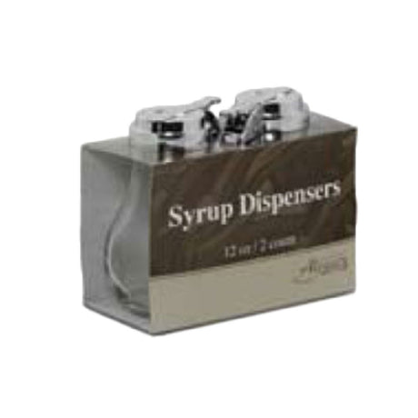 Alegacy Foodservice Products AL22212FL Cash & Carry Syrup Dispenser 12 Oz Glass Jar With Stainless Steel Top