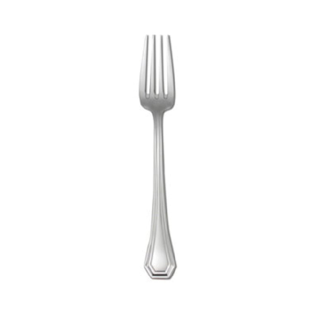 1880 Hospitality T246FDIF Oneida® European Table Fork 8" Incised Lines Along Handle Perimeter