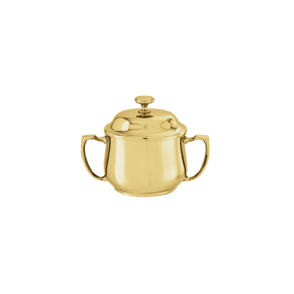 Rosenthal Sambonet Paderno 55012G23 Sugar Bowl With Cover/Handles 8-3/4 Oz. 5-7/8" X 3-3/8" X 4-1/8"