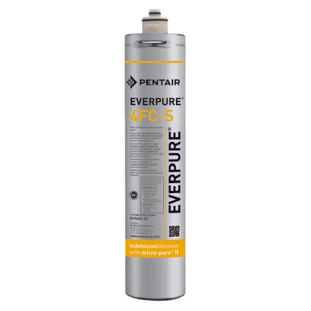 Everpure EV969231 Replacement Cartridge: 4FC-S Water Filter Cartridge 4FC-S (1) 4FC-S Fibredyne® II Submicron Carbon Block Cartridge