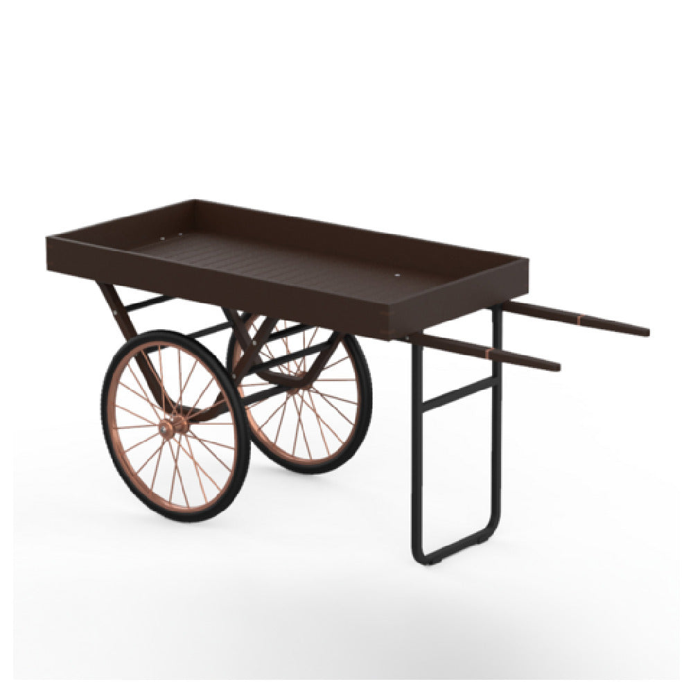 Steelite MGCCNT04DPXX Mogogo Cantine Cart Dark With Copper Wheels