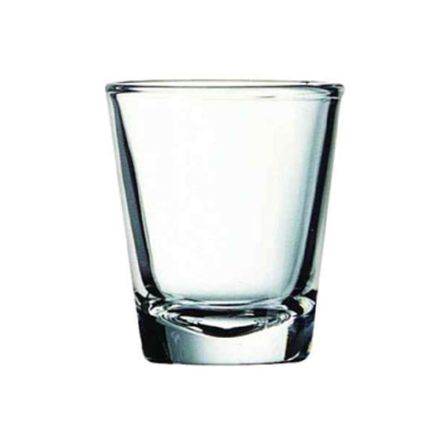 Arc Cardinal H5057 Arcoroc Shooters Shot Glass 1.75 Oz Soda Lime Glass