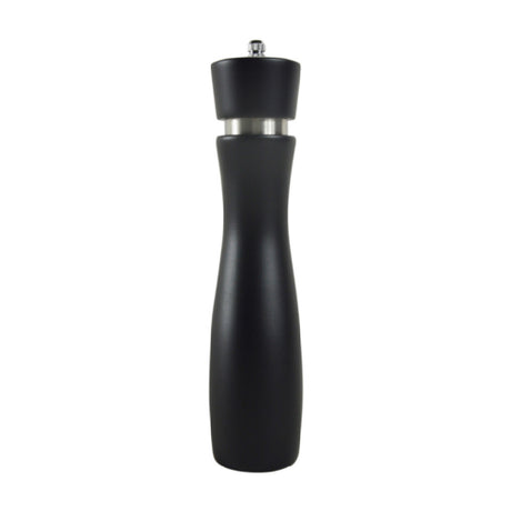 Thunder Group WDPM012BK Beechwood Pepper Mill 12"H Black