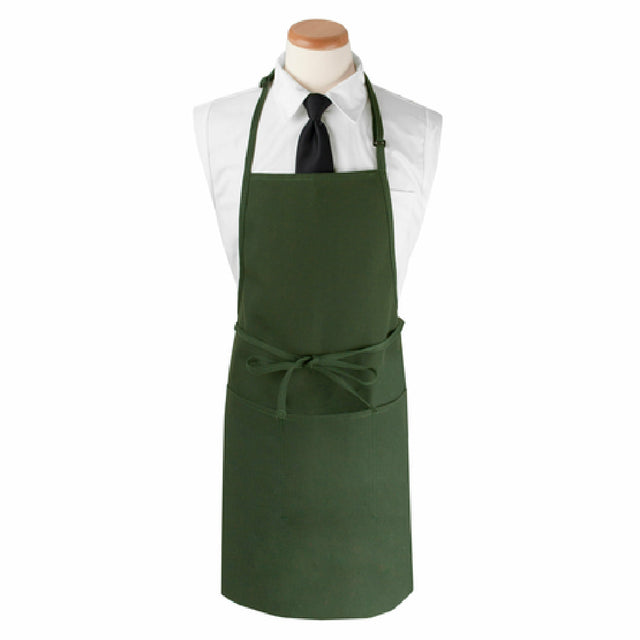 John Ritzenthaler Company 3PBIAELHG Ritz® Bib Apron 26" X 31" Extra Long 3 Front Pockets And Pen Pocket With Seamless Bottoms