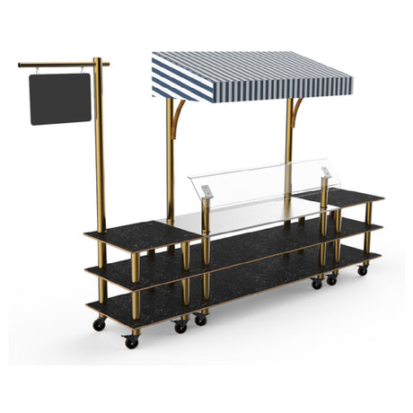 Steelite MGCMLA04MBWW Mogogo Buffet Solutions Modular Classic Canopy Station 3-tier