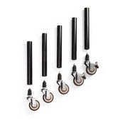 American Metalcraft BBCS5 - Buffetboost™ Collection Caster Set, Includes (5) Risers & (5) Casters