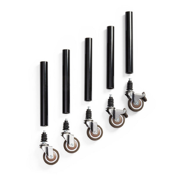 American Metalcraft BBCS5 - Buffetboost™ Collection Caster Set, Includes (5) Risers & (5) Casters