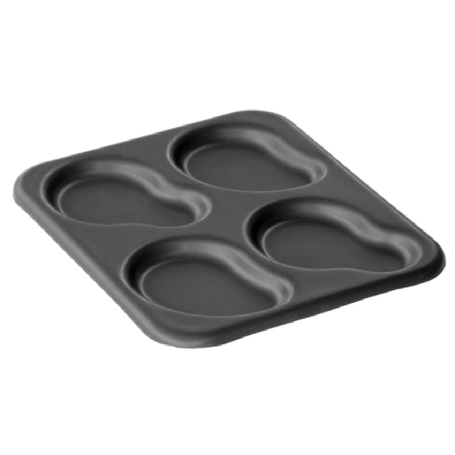 Middleby Marshall 75244 Lloyd Pans® Egg Pan 9.5 X 11" (4) Ø 3" Irregular Cavities