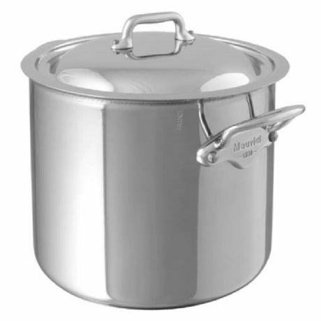 JB Prince S398 25 M'Cook Stock Pot 9.7 Qt. 9.4" Dia. X 9"H Round