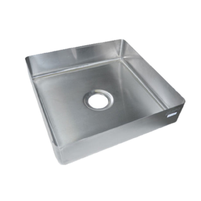 BK Resources SB-16-2020-5 Pre-Rinse Bowl 20"L X 20"W X 5"D 3/4" Covered Corners