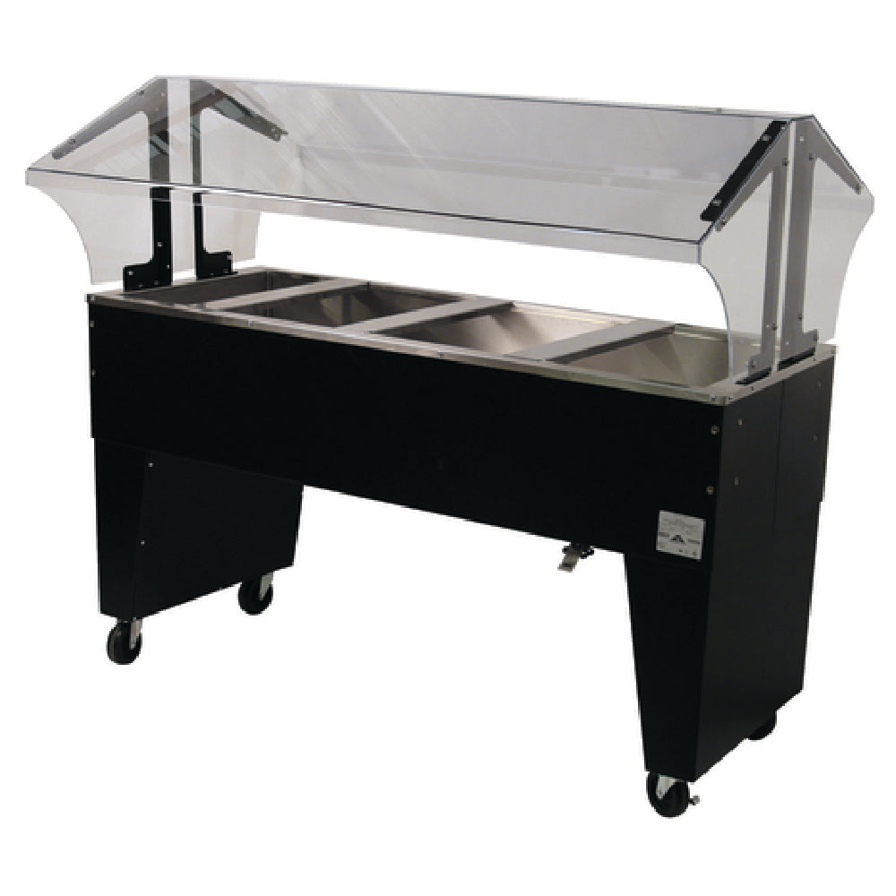 Advance Tabco B4-CPU-B Ice Cooled Portable Food Buffet Table 62-7/16"W X 35"D X 53"H