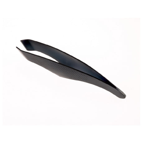 Mercer M35251BK - Precision Plus™ Fish Bone Tweezer, 5-5/8", Raised Cross-hatch Grips