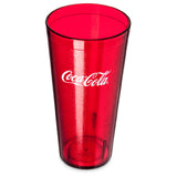 Carlisle 52243550H Carlisle Coca-Cola® Stackable™ Tumbler 24 Oz. (26.50 Oz. Flush Fill)